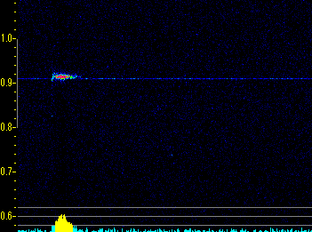 流星電波観測の画面